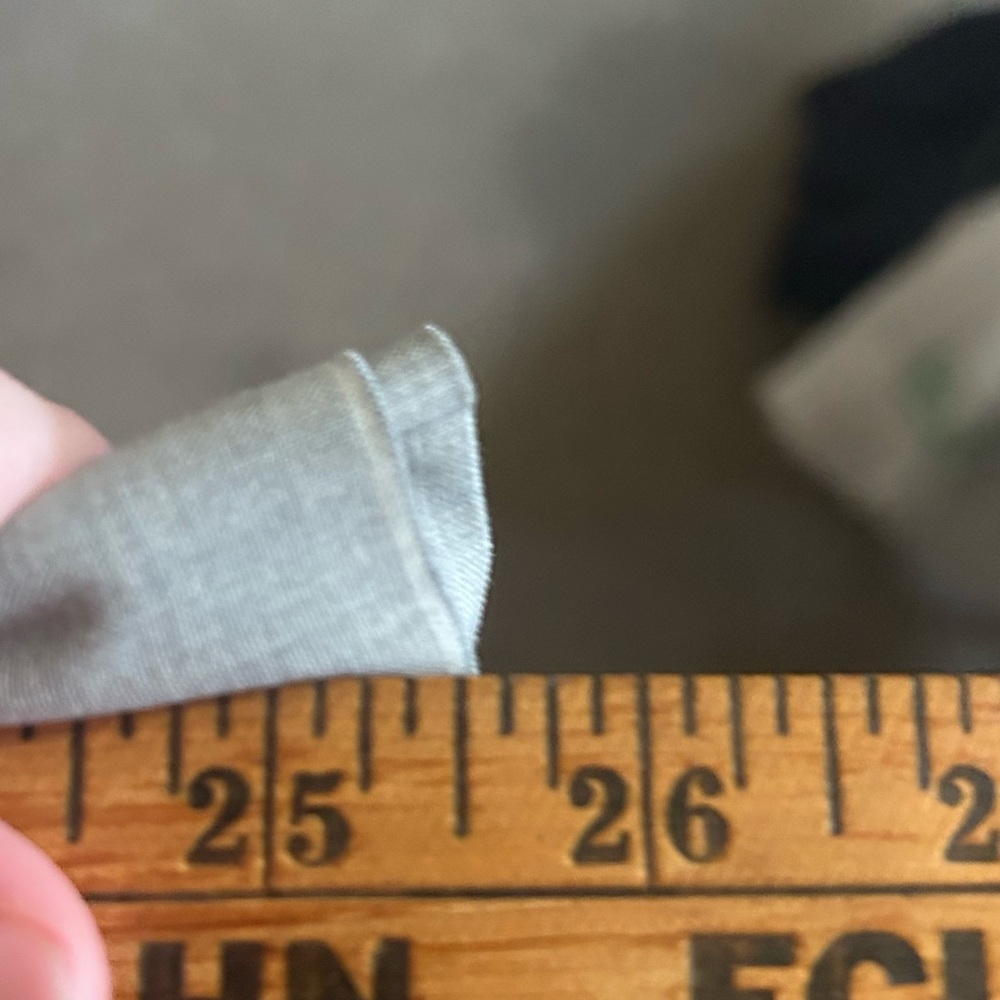 Theory Treeca Trousers Pants Gray Cyrus Grid Plaid Wool Straight Ankle Size 8 - Picture 6 of 6